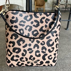 Kate Spade Small Bucket Bag Leopard Cheetah Animal Print